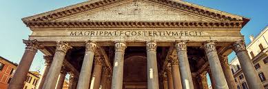 Inscrição latina no Panteão, Roma