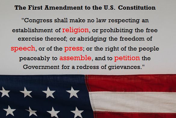 Het Amerikaanse eerste amendement