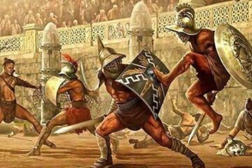 Gladiateurs romains antiques