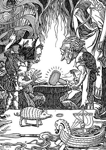 Los hijos de Ivaldi en la mitología nórdica
