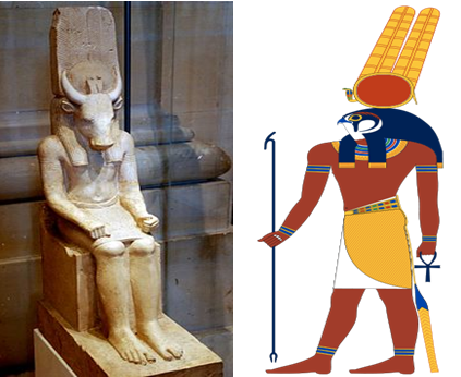 Montu: falco dio egiziano della guerra e della vitalità