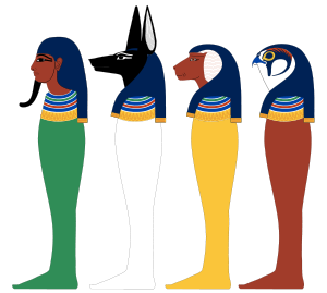 De vier zonen van Horus