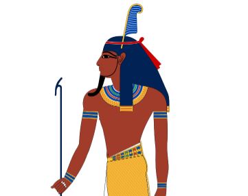 古埃及和平与空气之神蜀的起源和意义的神话、历史