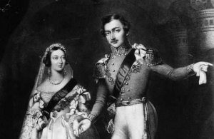 La reina Victoria y el Príncipe Alberto