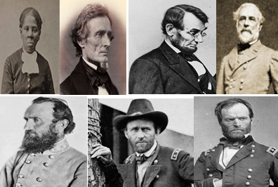 10 americanos mais famosos durante a Guerra Civil