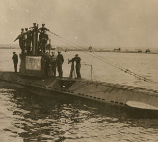 Een Duitse U-boot in Operatie Pastorius