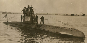 A German U-boat in Operation Pastorius