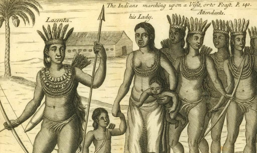Kuna Indians, by Lionel Wafer. He spent four months in Darien in 1681. Source: John Carter Brown Library.