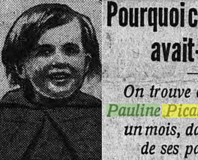 A estranha história da pequena Pauline Picard