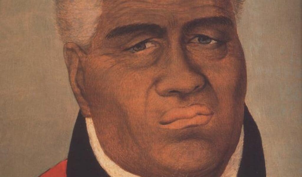 Porträt von König Kamehameha dem Großen, vor 1819.