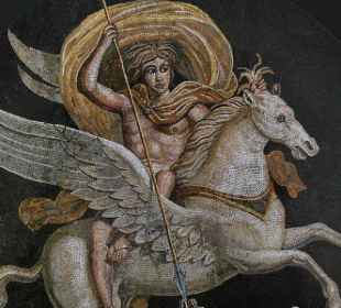 O mito de Belerofonte, o matador de monstros, na mitologia grega