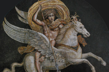 Der Mythos von Bellerophon, dem Monstertöter, in der griechischen Mythologie