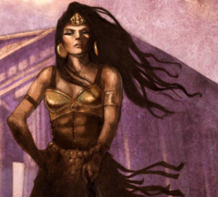 أسطورة أوتريرا، أول ملكة للأمازون في الأساطير اليونانية