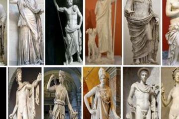 Lijst met Romeinse goden en hun Griekse equivalenten