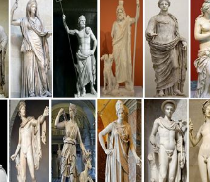 Списък на римските богове и техните гръцки еквиваленти