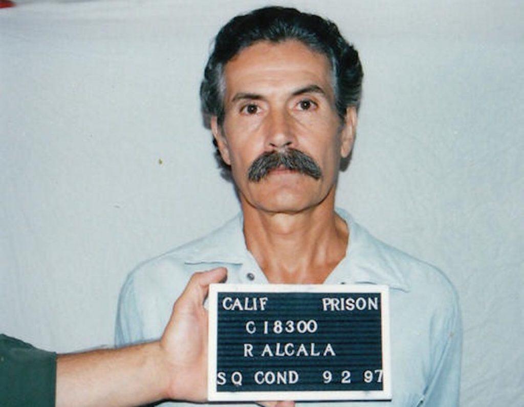 Uma foto de 1997 de Alcala na prisão.