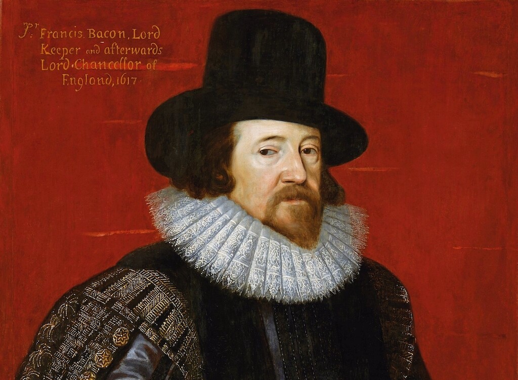 Porträt von Sir Francis Bacon (1617).