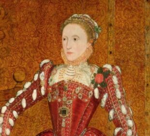 Rainha Elizabeth I, Steven van der Meulen, por volta de 1563.