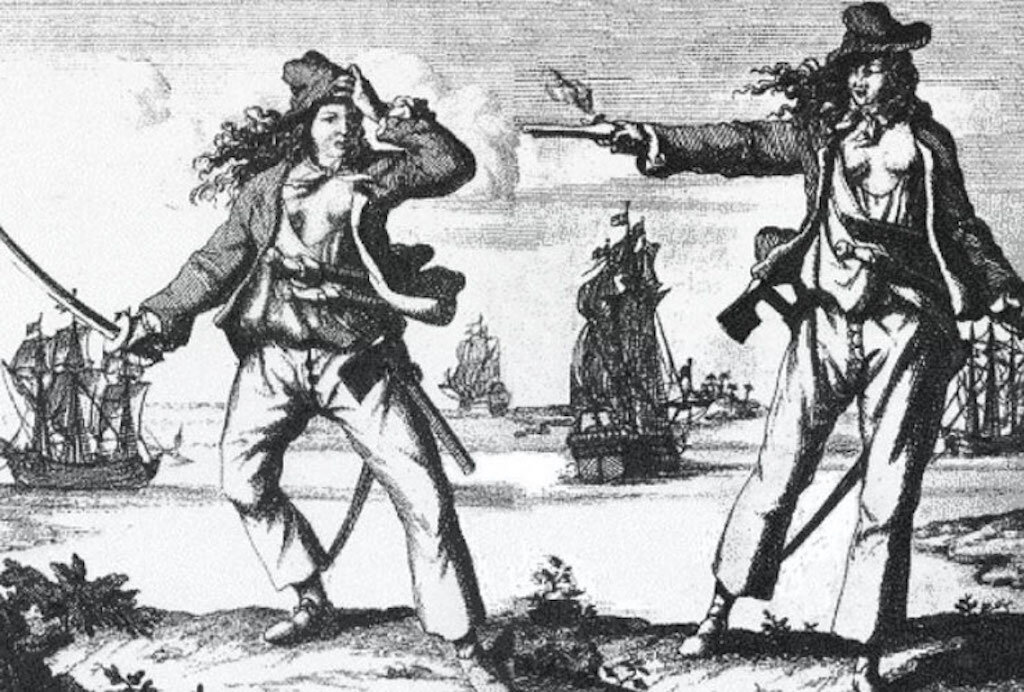 Илюстрация на Грейс, кралицата на пиратите.