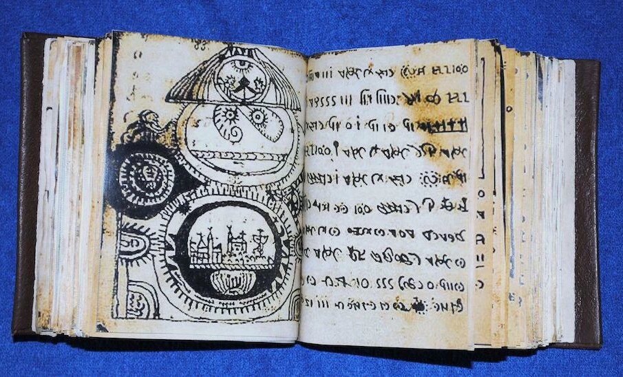 A copy of the Rohonc Codex.
