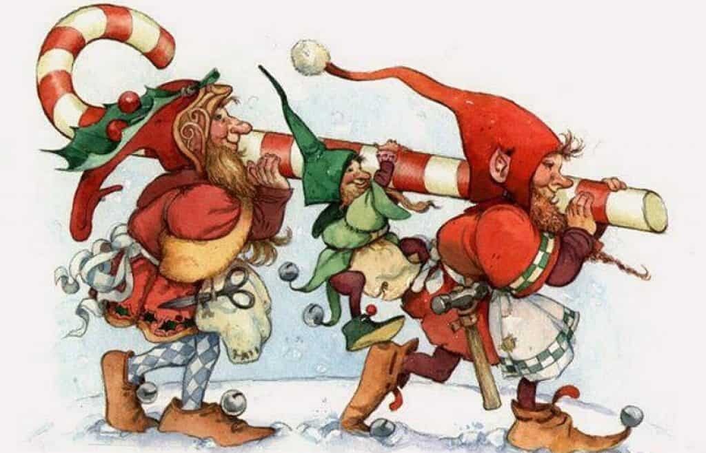 Elfi di Natale.
