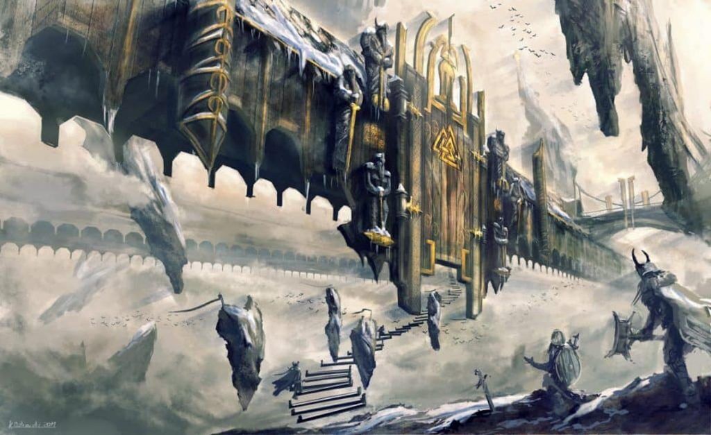 Afbeelding van de poort naar de Hal van de Gevallenen. Bron: Deviant Art van najtkriss.