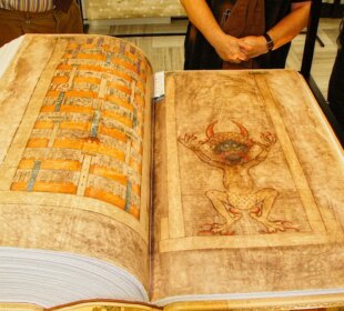 The Codex Gigas at the National Library of Sweden