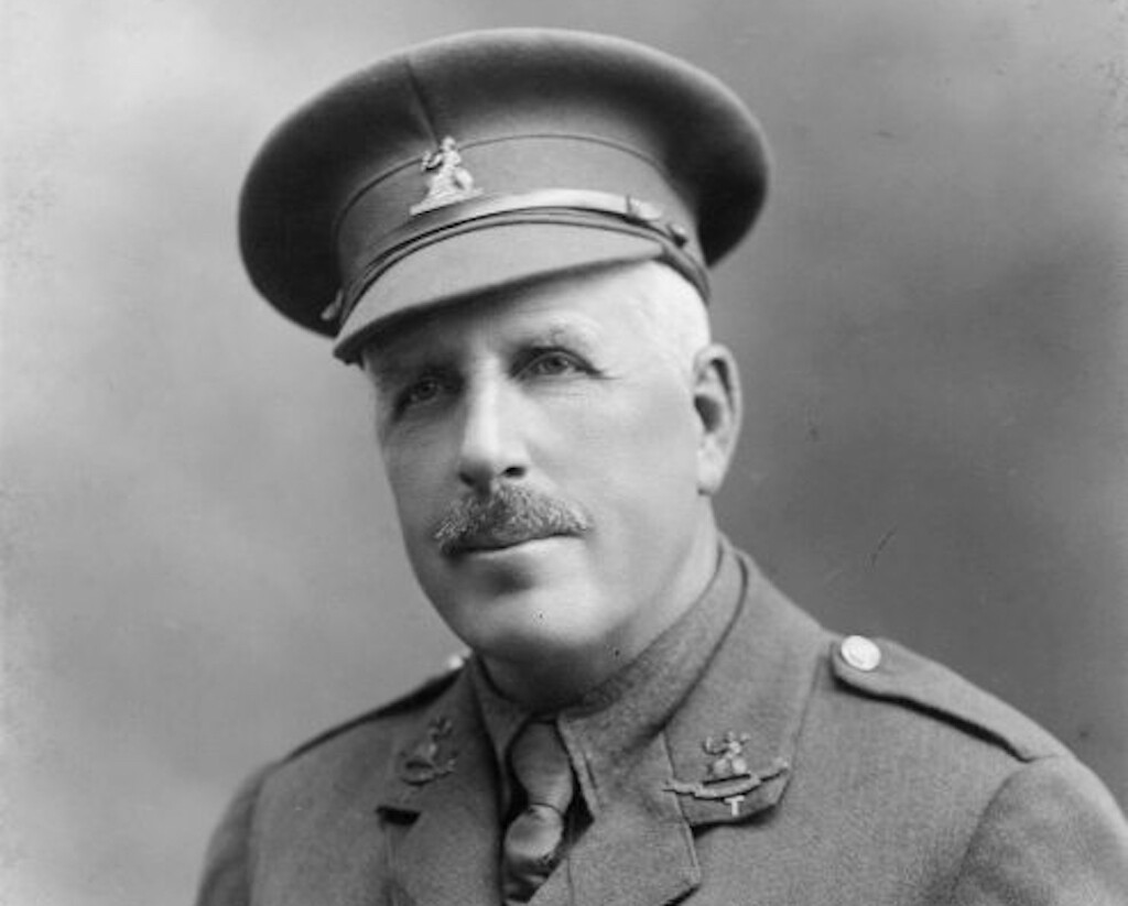 O Coronel Horace Proctor-Beauchamp, comandante do 5º Batalhão, liderou a companhia
