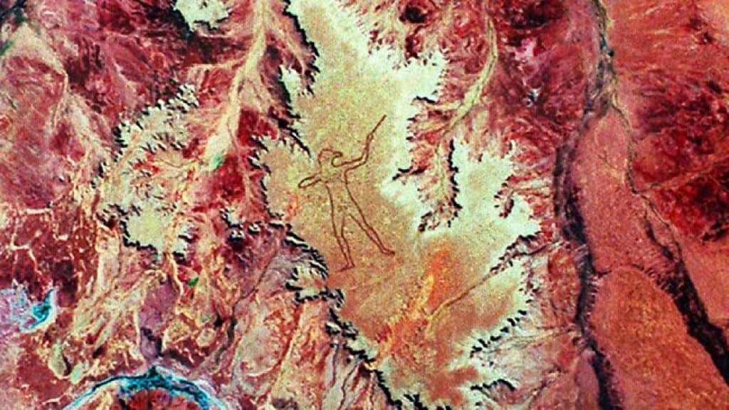 Изображение на Landsat 5 Thematic Mapper на човека от Марий