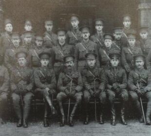 Officers of the 5th Battalion, Royal Norfolk Regiment.