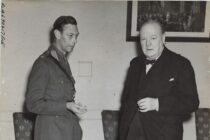 King George VI and Winston Churchill meeting on 25 June 1943.