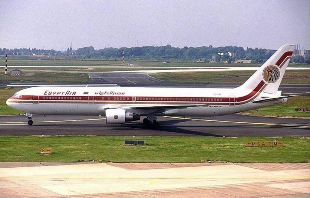 Изображение на самолета, участвал в инцидента, от 1992 г.